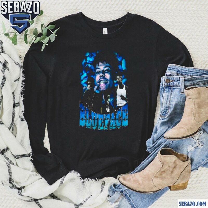 Vintage 90S Rapper Blueface Shirt long sleeved