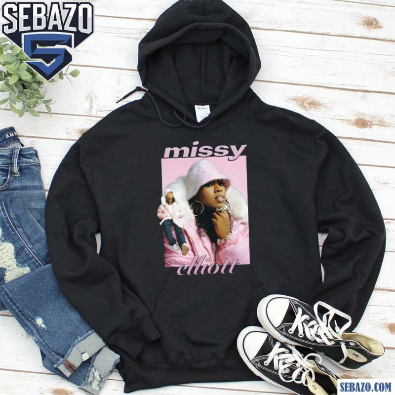 Vintage 90S Rapper Missy Elliot Shirt hoodie