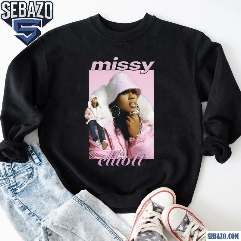 Vintage 90S Rapper Missy Elliot Shirt sweatshirt