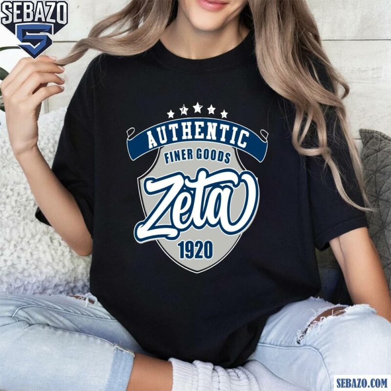 Vintage Authentic Finer Good Zeta Phi Beta 1920 Shirt t-shirt