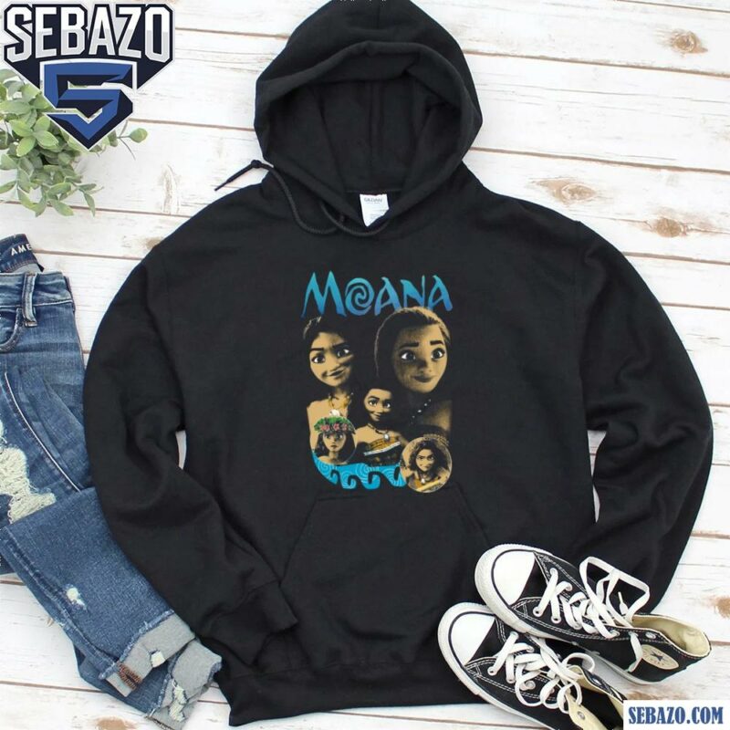 Vintage Disney Moana Cartoon Shirt hoodie