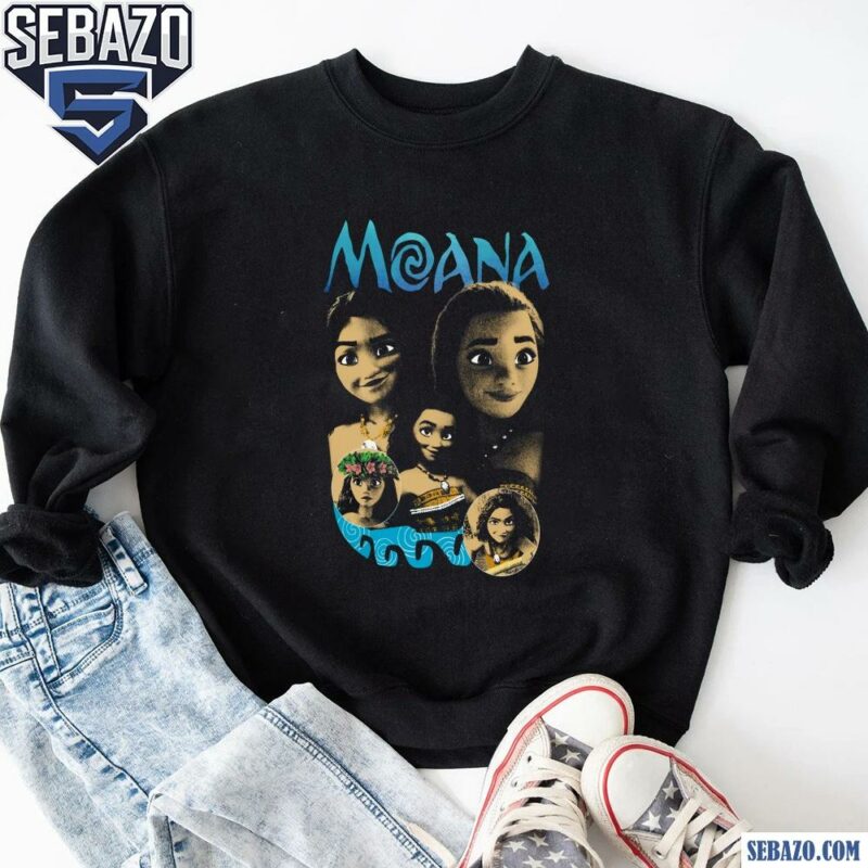 Vintage Disney Moana Cartoon Shirt sweatshirt