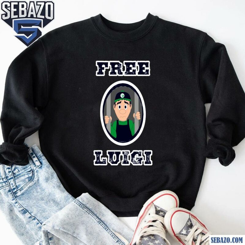 Vintage Funny Free Luigi Mario Shirt sweatshirt