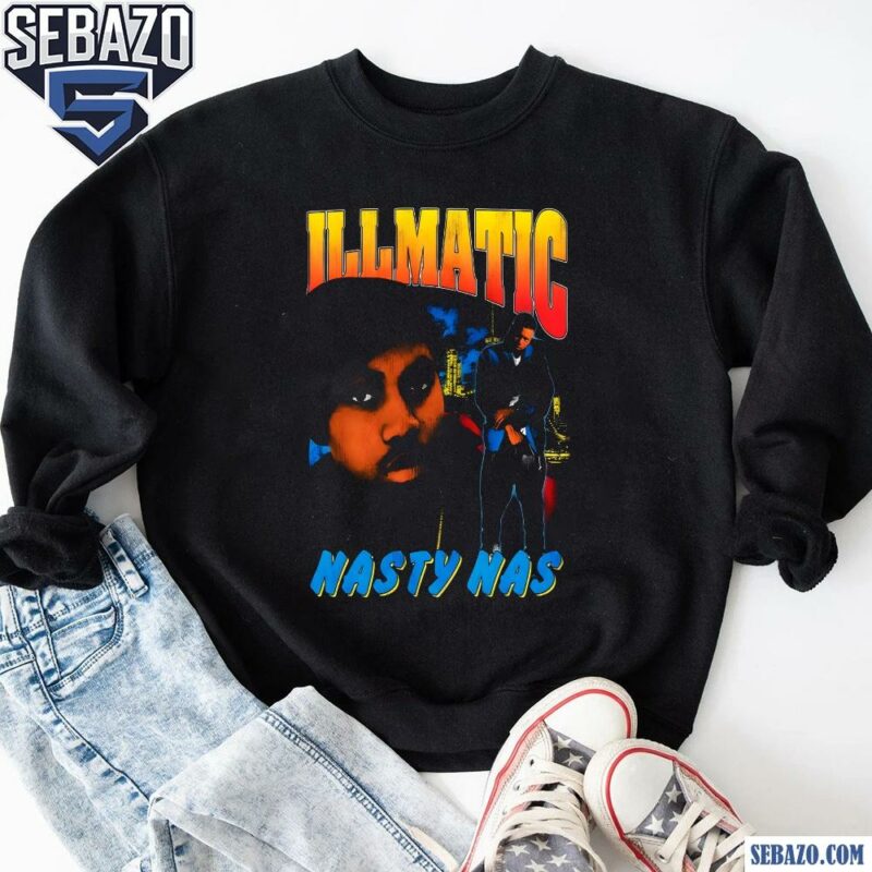 Vintage Illmatic Nasty Nas Rapper Shirt sweatshirt