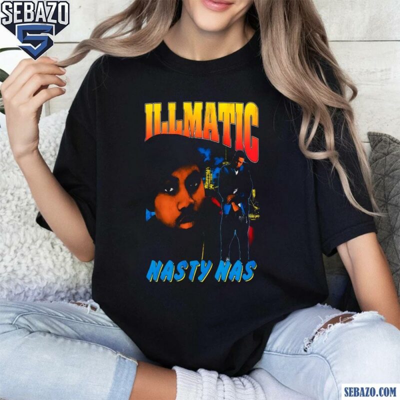 Vintage Illmatic Nasty Nas Rapper Shirt t-shirt