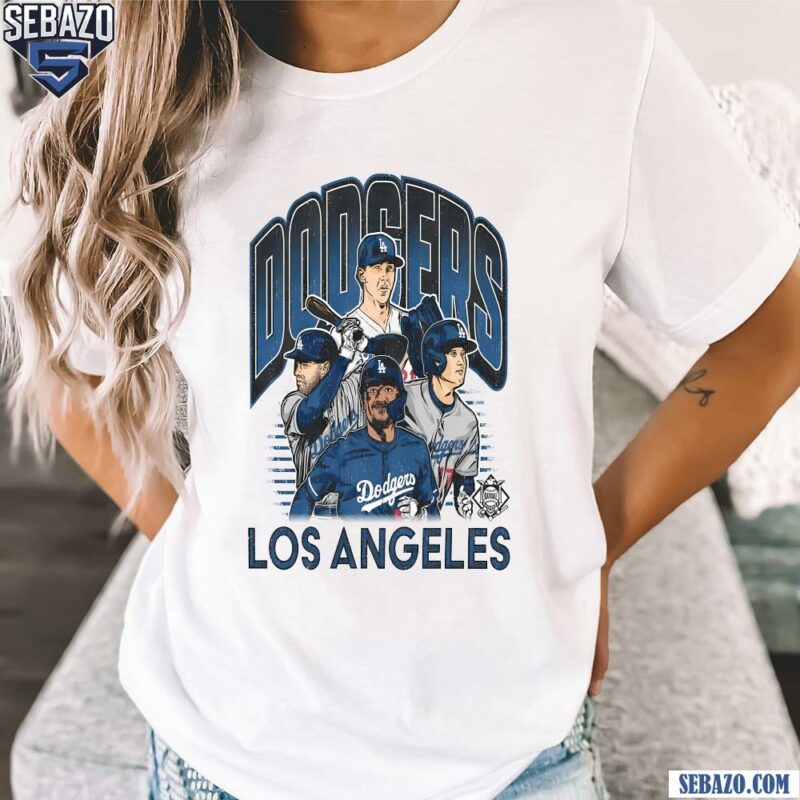 Vintage Los Angeles Dodgers Baseball Multi Players Shirt t-shirt