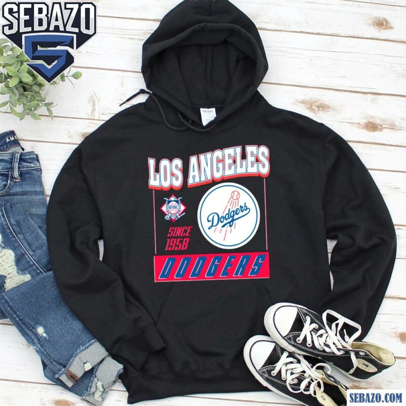 Vintage Los Angeles Dodgers Baseball Since 1958 Shirt hoodie