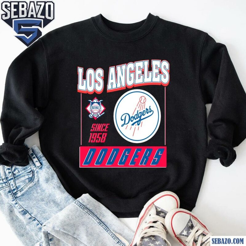 Vintage Los Angeles Dodgers Baseball Since 1958 Shirt sweatshirt