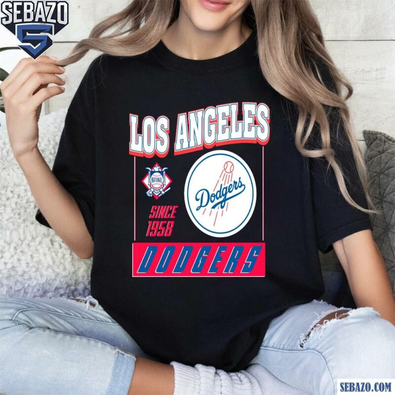 Vintage Los Angeles Dodgers Baseball Since 1958 Shirt t-shirt