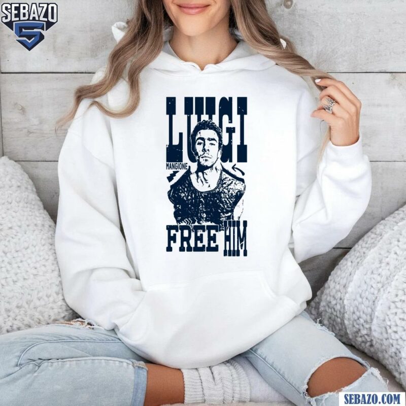 Vintage Luigi Mangione Free Him Shirt hoodie