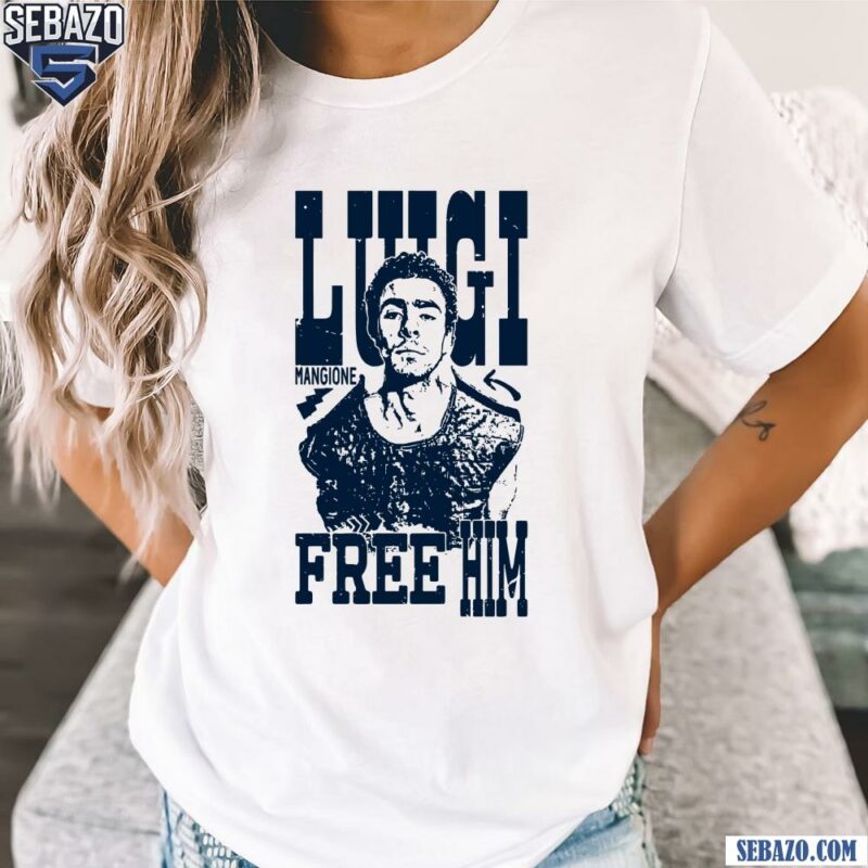 Vintage Luigi Mangione Free Him Shirt t-shirt