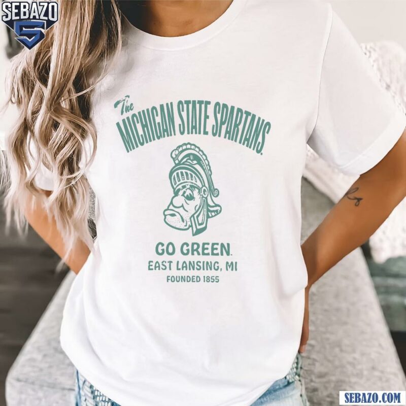 Vintage Michigan State Spartans Football Go Green Shirt t-shirt