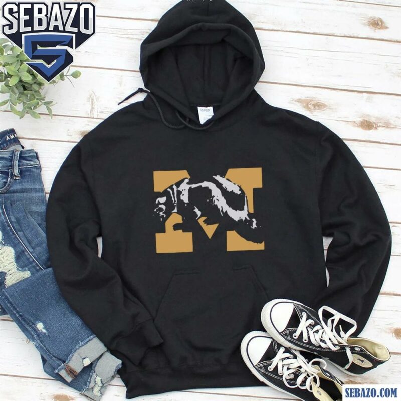 Vintage Michigan Wolverines Logo Mascot Shirt hoodie