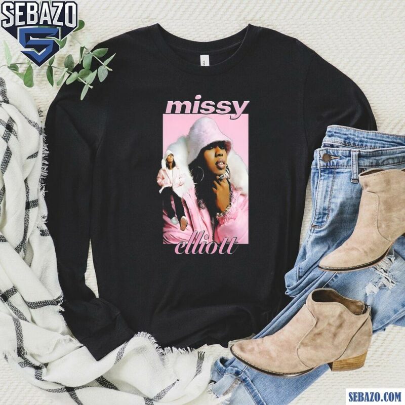 Vintage Missy Elliot Rapper Shirt long sleeved