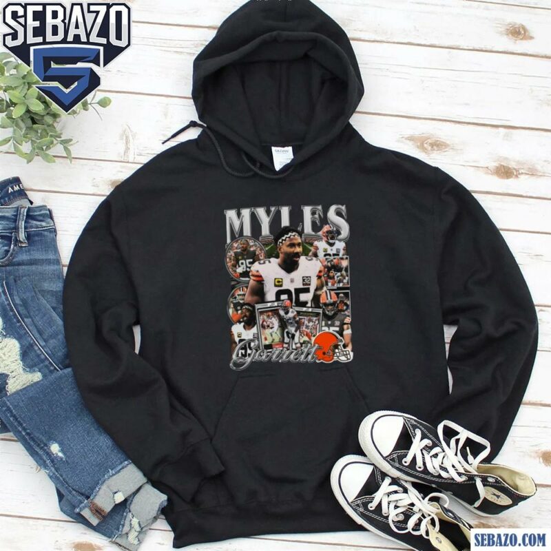 Vintage Myles Garrett 95 Cleveland Browns Shirt hoodie