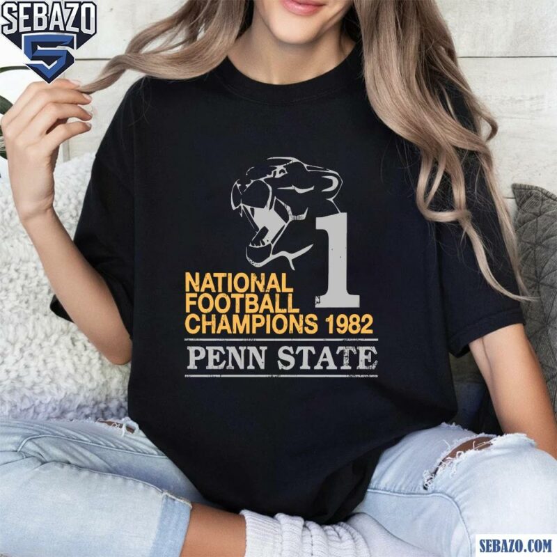 Vintage National Football Champions 1982 Penn State Shirt t-shirt