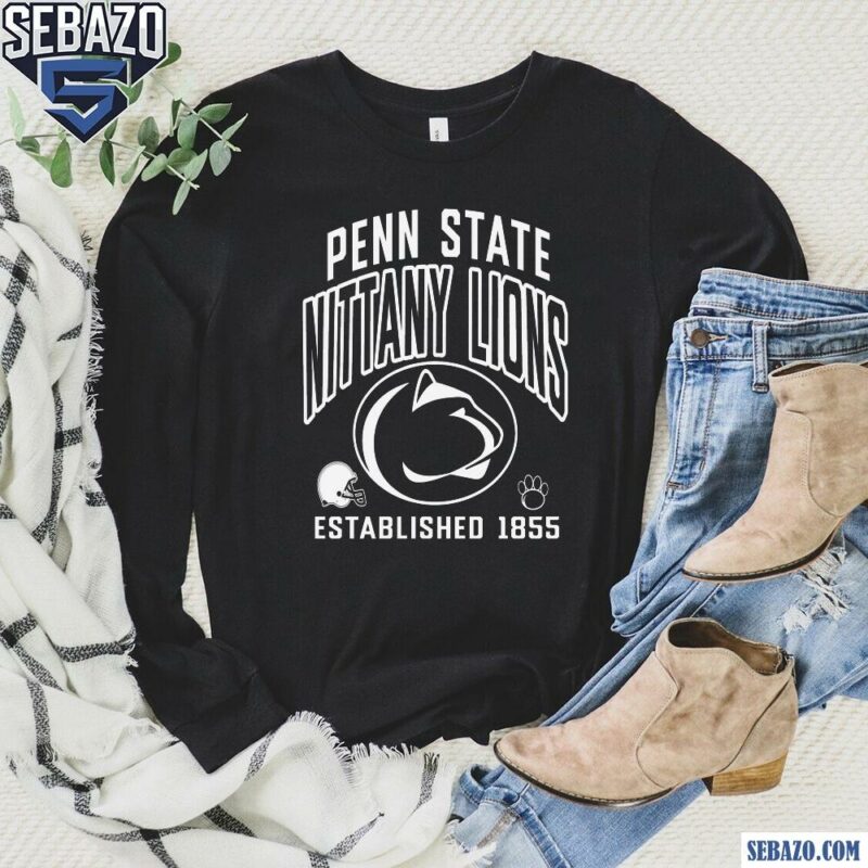 Vintage Penn State Nittany Lions Established 1855 Shirt long sleeved