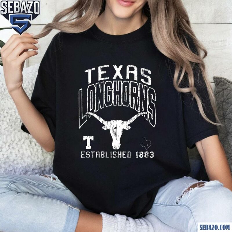 Vintage Texas Longhorns Established 1883 Football Logo Shirt t-shirt