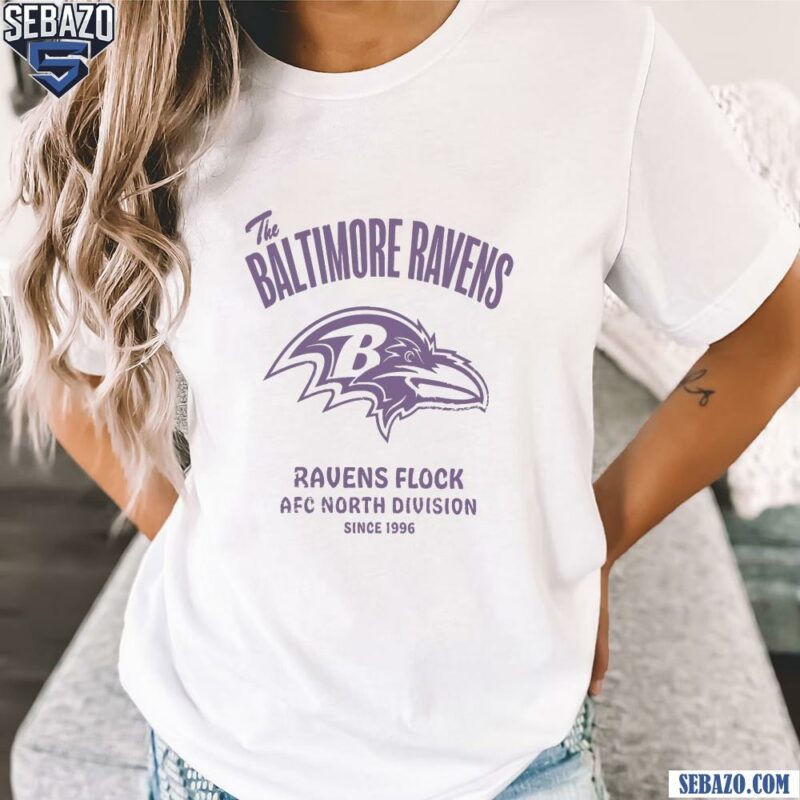 Vintage The Baltimore Ravens Football Ravens Flock Shirt t-shirt