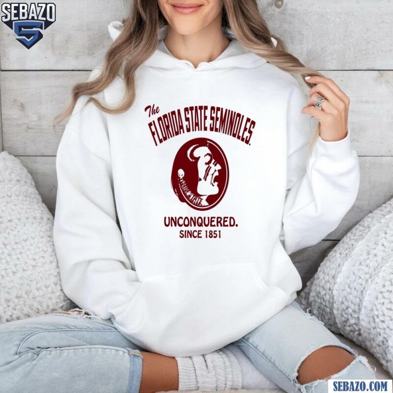 Vintage The Florida State Seminoles Football Unconquered Shirt hoodie