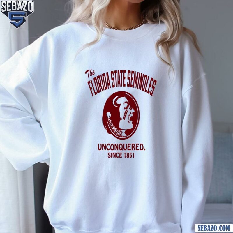 Vintage The Florida State Seminoles Football Unconquered Shirt sweatshirt