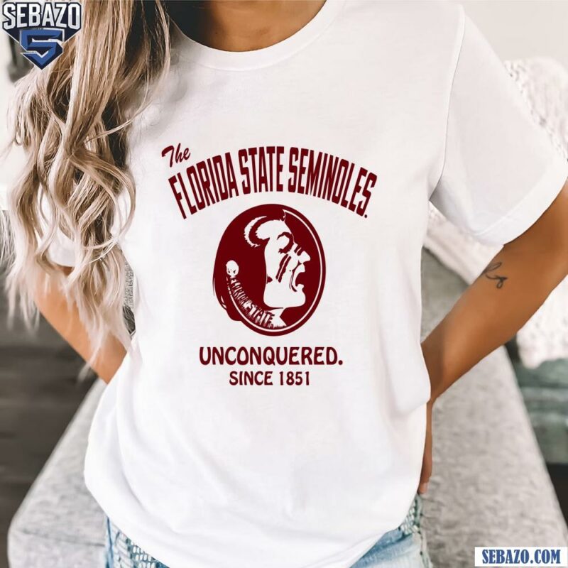 Vintage The Florida State Seminoles Football Unconquered Shirt t-shirt