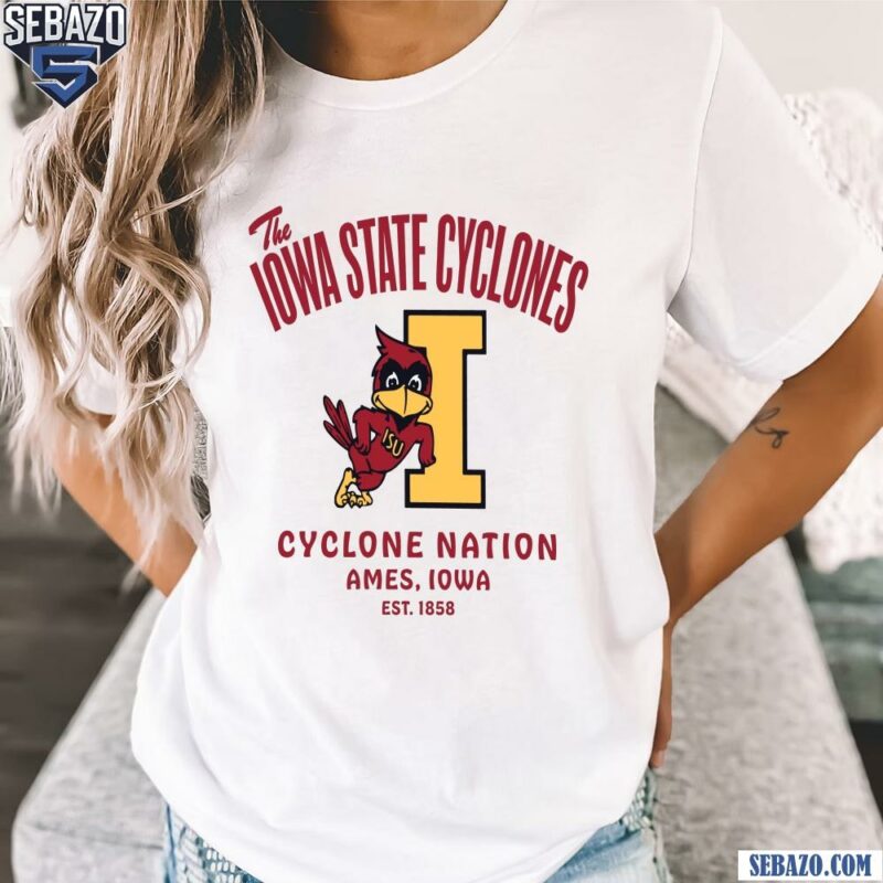 Vintage The Iowa State Cyclones Football Logo Mascot Shirt t-shirt