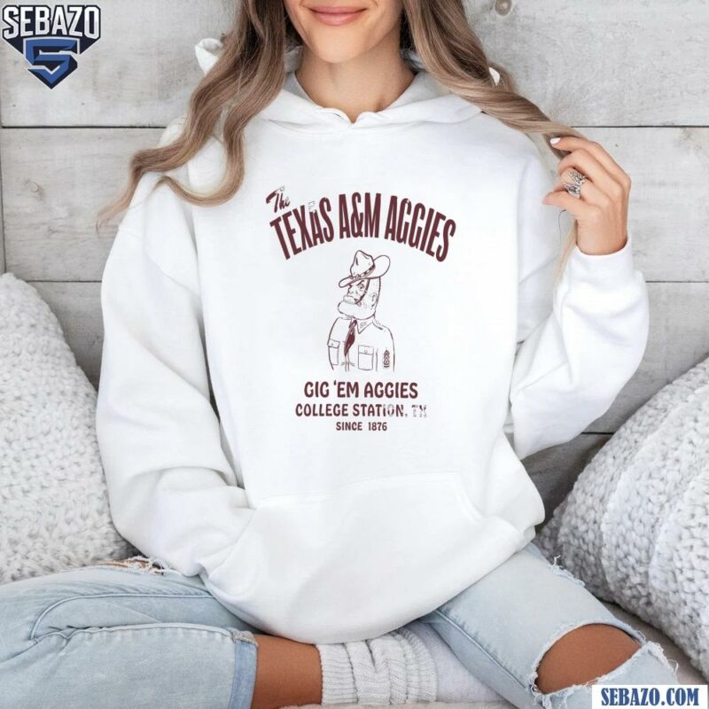 Vintage The Texas A&M Aggies Gig Em Aggies Shirt hoodie