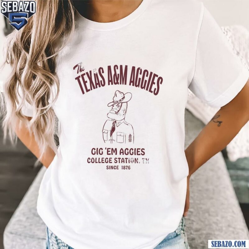 Vintage The Texas A&M Aggies Gig Em Aggies Shirt t-shirt