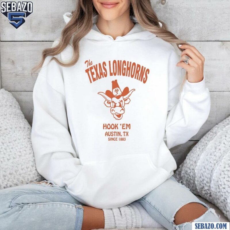 Vintage The Texas Longhorns Football Hook Em Shirt hoodie