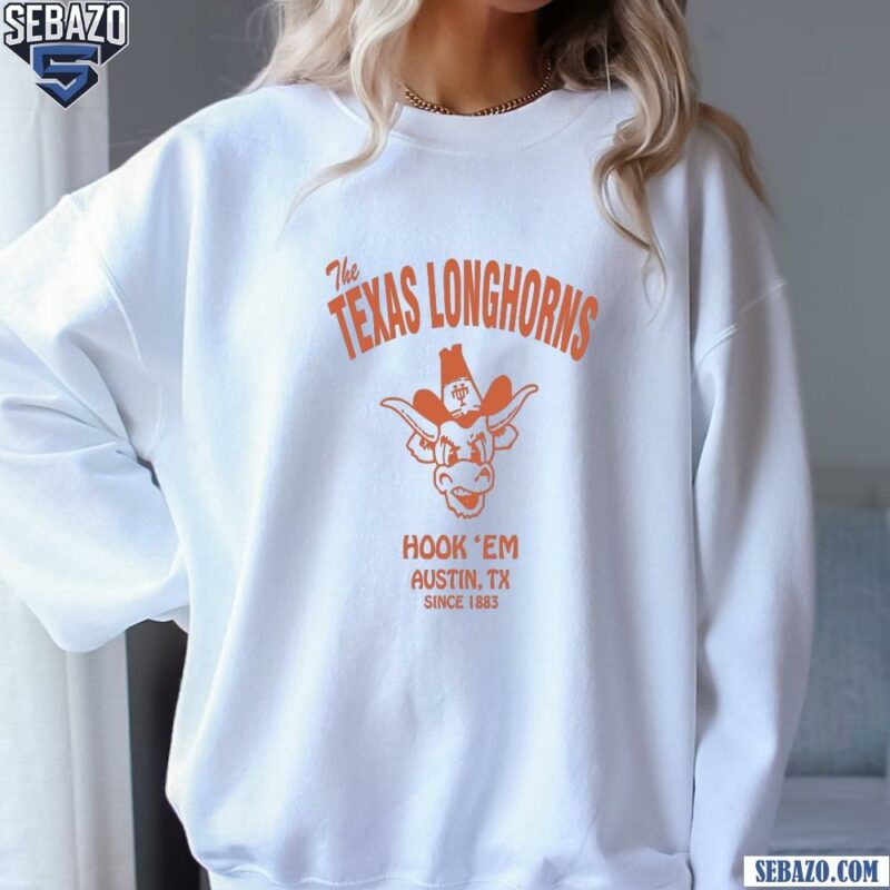 Vintage The Texas Longhorns Football Hook Em Shirt sweatshirt