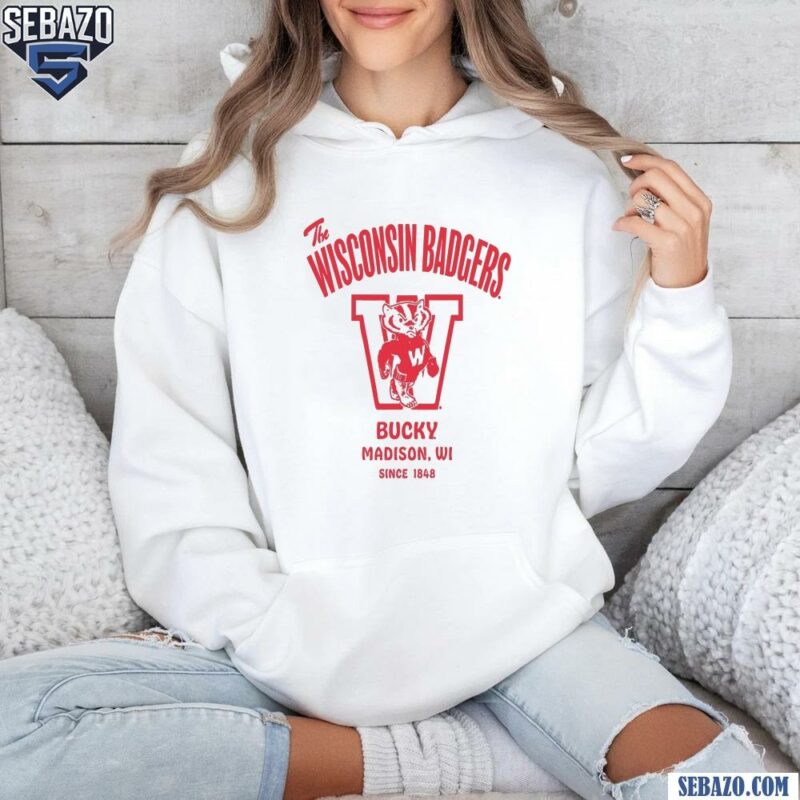 Vintage Wisconsin Badgers Football Bucky Shirt hoodie