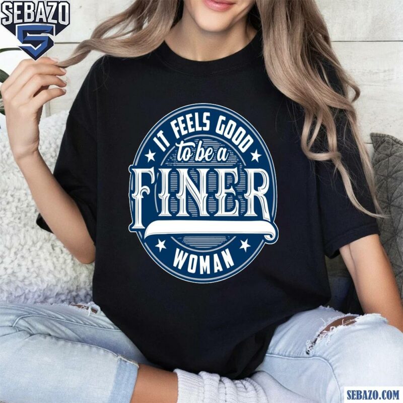 Vintage Zeta Phi Beta It Feels Good To Be Finer Woman Shirt t-shirt