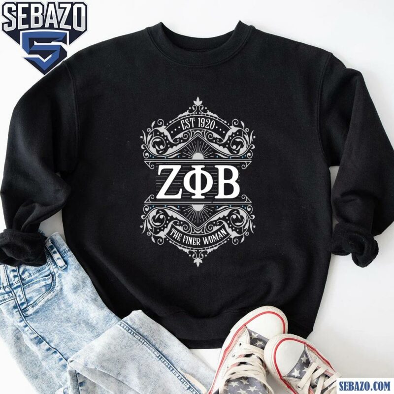 Vintage Zeta Phi Beta The Finer Woman Est 1920 Shirt sweatshirt