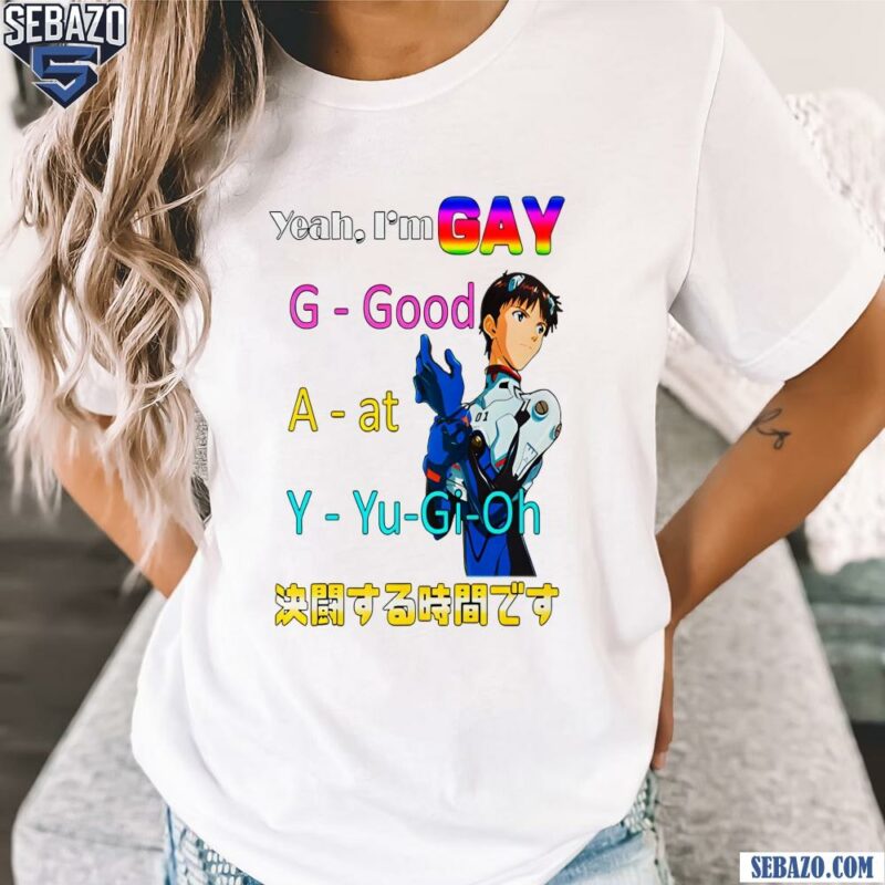 Yeah Im GAY Good At Yu Gi Oh Shirt t-shirt