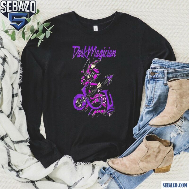 Yu Gi Oh Dark Magician Guitar Shirt long sleeved