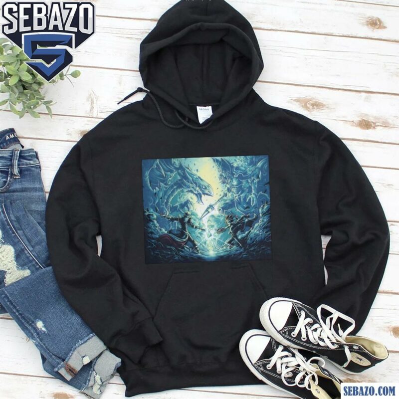 Yu Gi Oh Seto Kaiba Dueling Yugi Muto Shirt hoodie