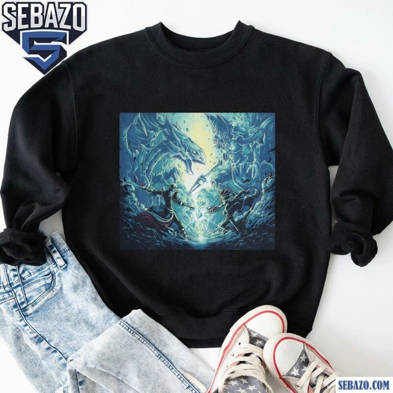 Yu Gi Oh Seto Kaiba Dueling Yugi Muto Shirt sweatshirt