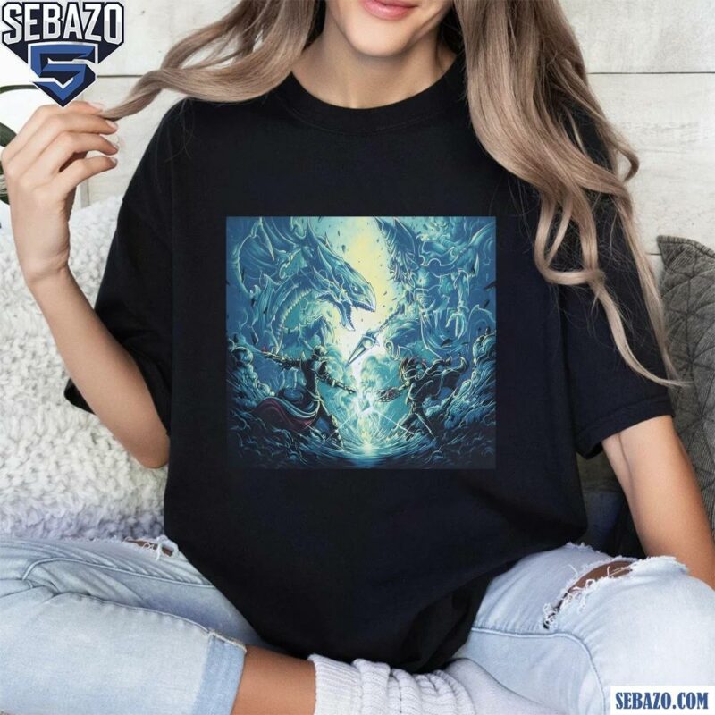 Yu Gi Oh Seto Kaiba Dueling Yugi Muto Shirt t-shirt