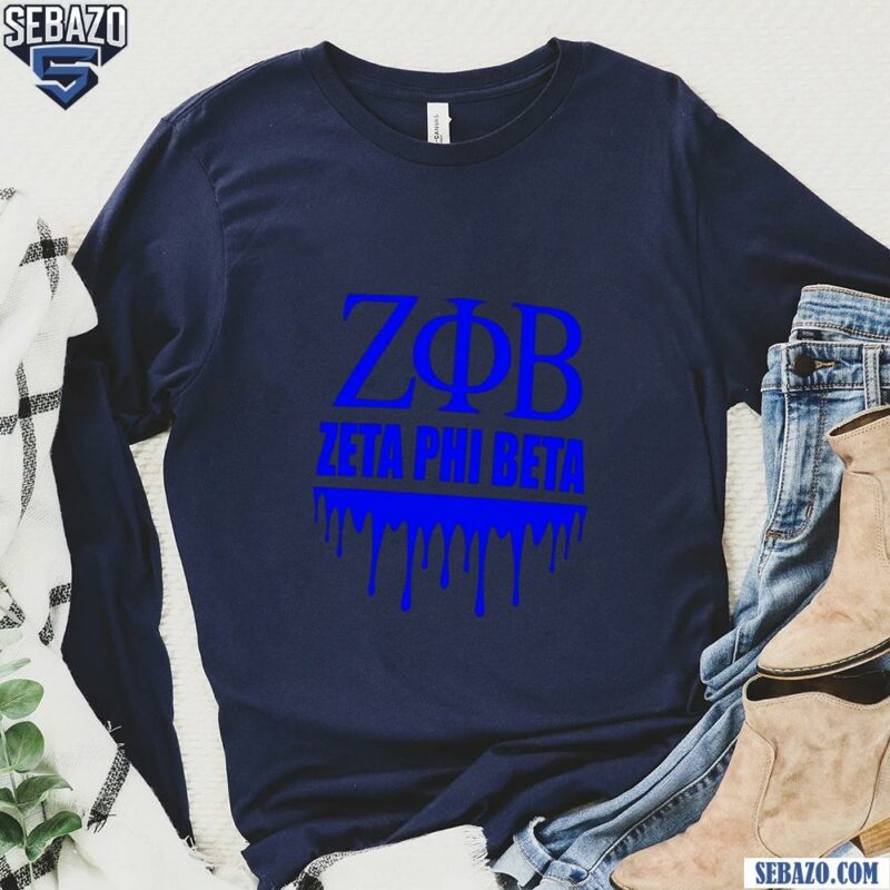 Zeta Graffiti Zeta Phi Beta Sorority Shirt long sleeved