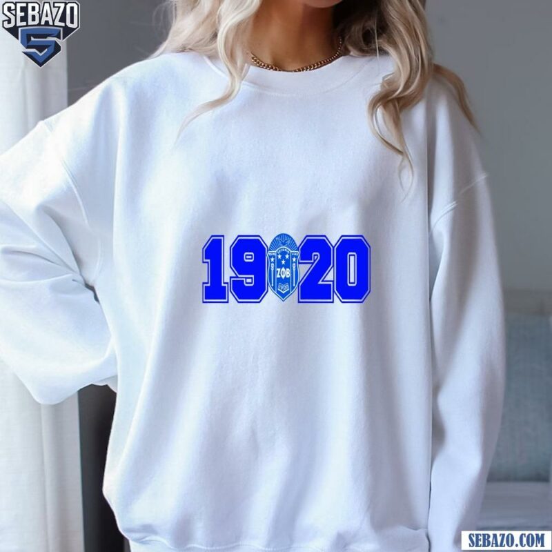 Zeta Phi Beta 1920 Logo Shirt sweatshirt