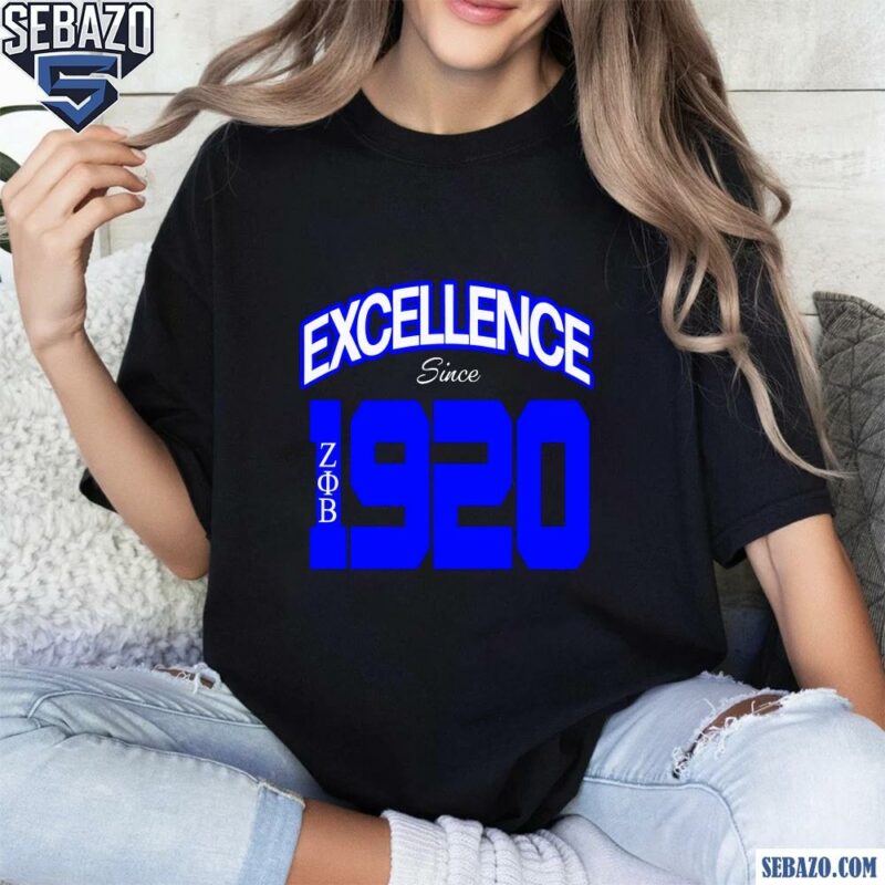 Zeta Phi Beta Excellence Since 1920 Shirt t-shirt