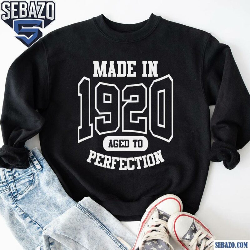 Zeta Phi Beta Made In 1920 Aged To Perfection Shirt sweatshirt