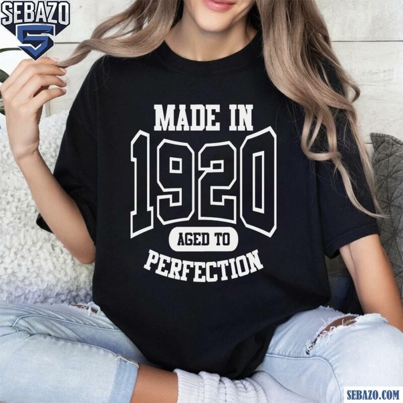 Zeta Phi Beta Made In 1920 Aged To Perfection Shirt t-shirt