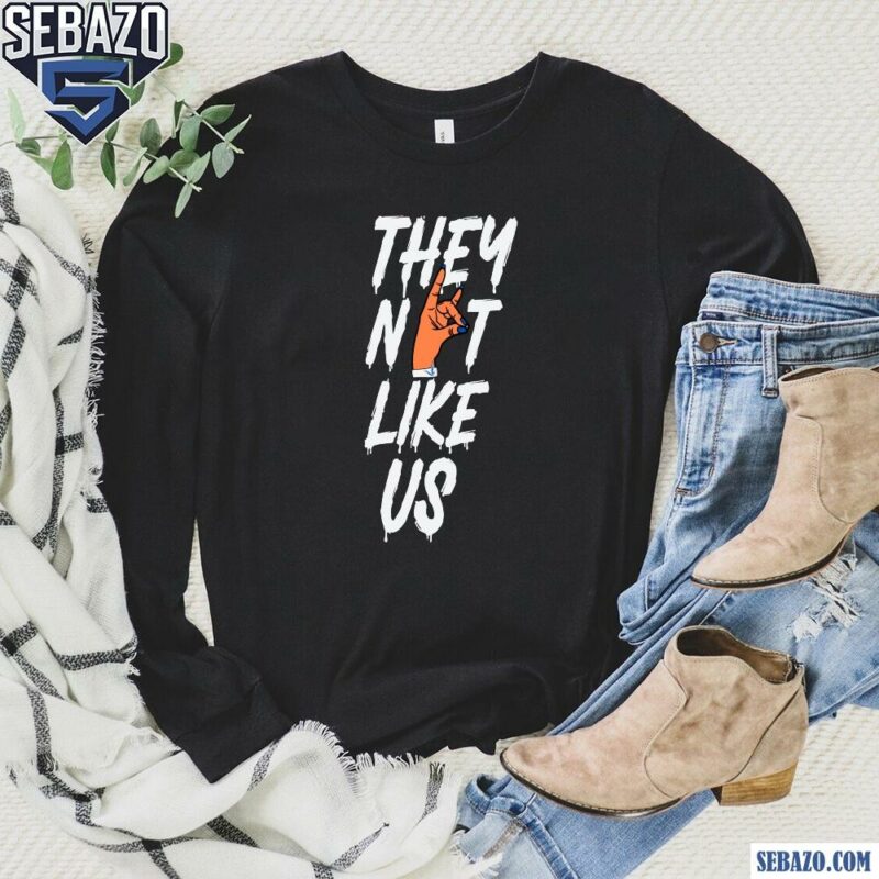 Zeta Phi Beta They Not Like Us Sorority Shirt long sleeved