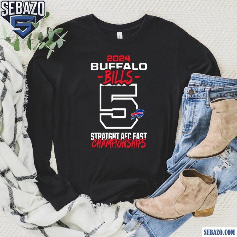 2024 Buffalo Bills Straight AFC East Championships Shirt long sleeved