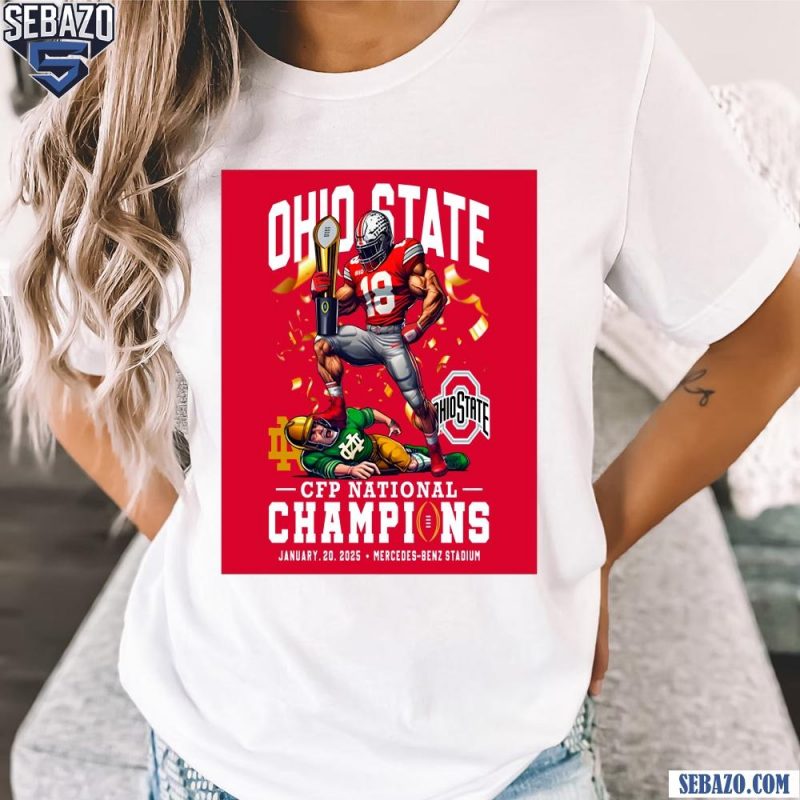 2024 National Champion Ohio State Defeat Notre Dame Shirt t-shirt