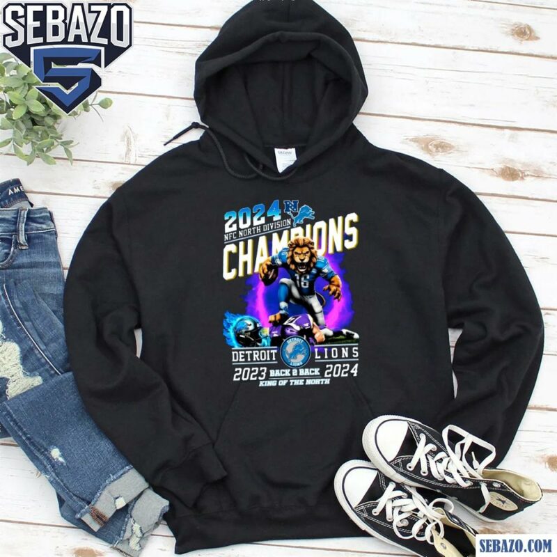 2024 Nfc North Division Champions Detroit Lions 2024 Shirt hoodie