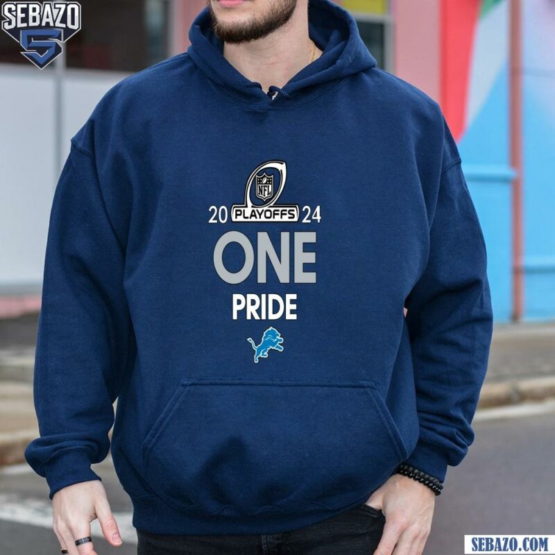 2024 Nfl Playoffs Detroit Lions One Pride Shirt hoodie