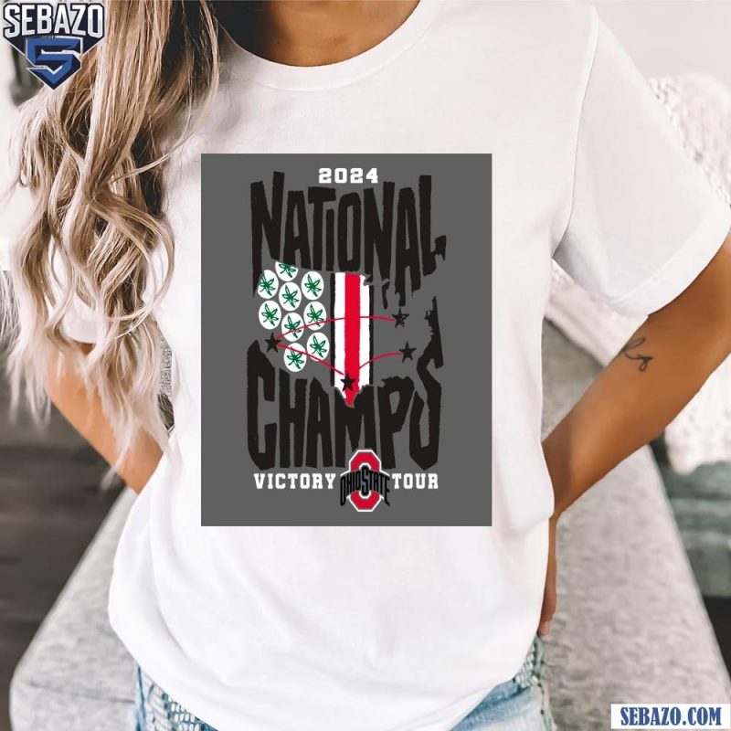 2024 Ohio State Buckeyes National Champions Victory Tour Shirt t-shirt